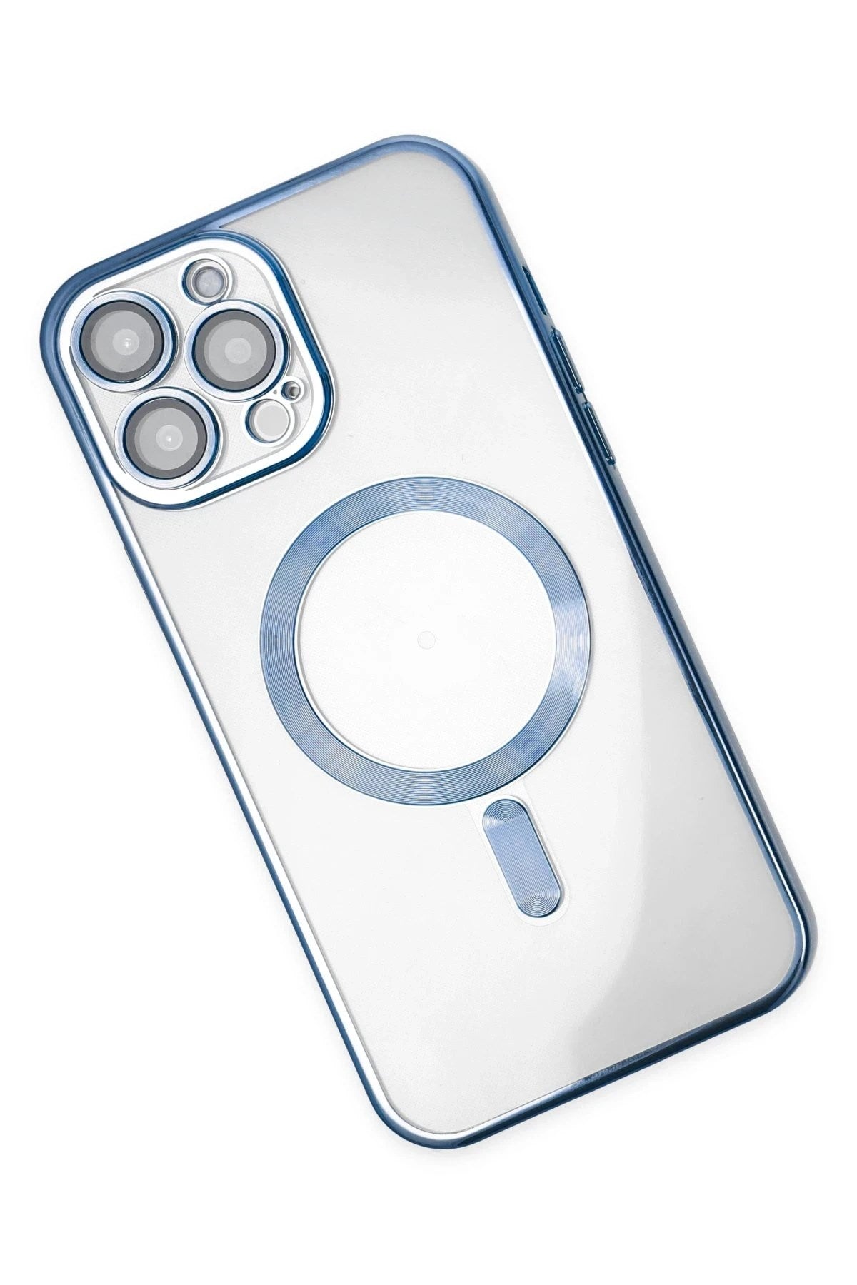 Mey İthalat® iPhone 13 Pro Kılıf Kross Magneticsafe Kapak - Sierra Blue