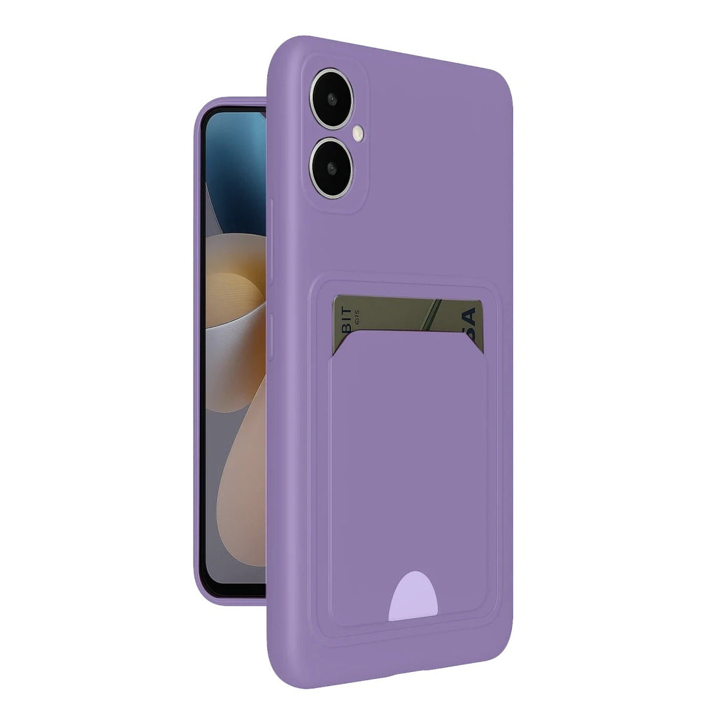 Mey İthalat® Samsung Galaxy A05 Kelvin Kartvizitli Silikon - Lila