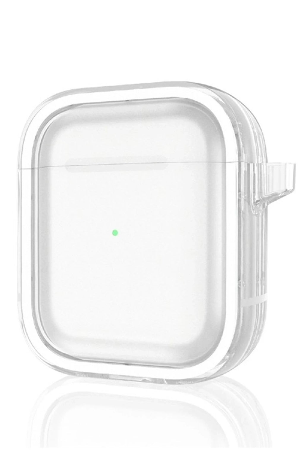 Mey İthalat® Airpods 4 (4.nesil) Shiny Şeffaf Kılıf - Beyaz