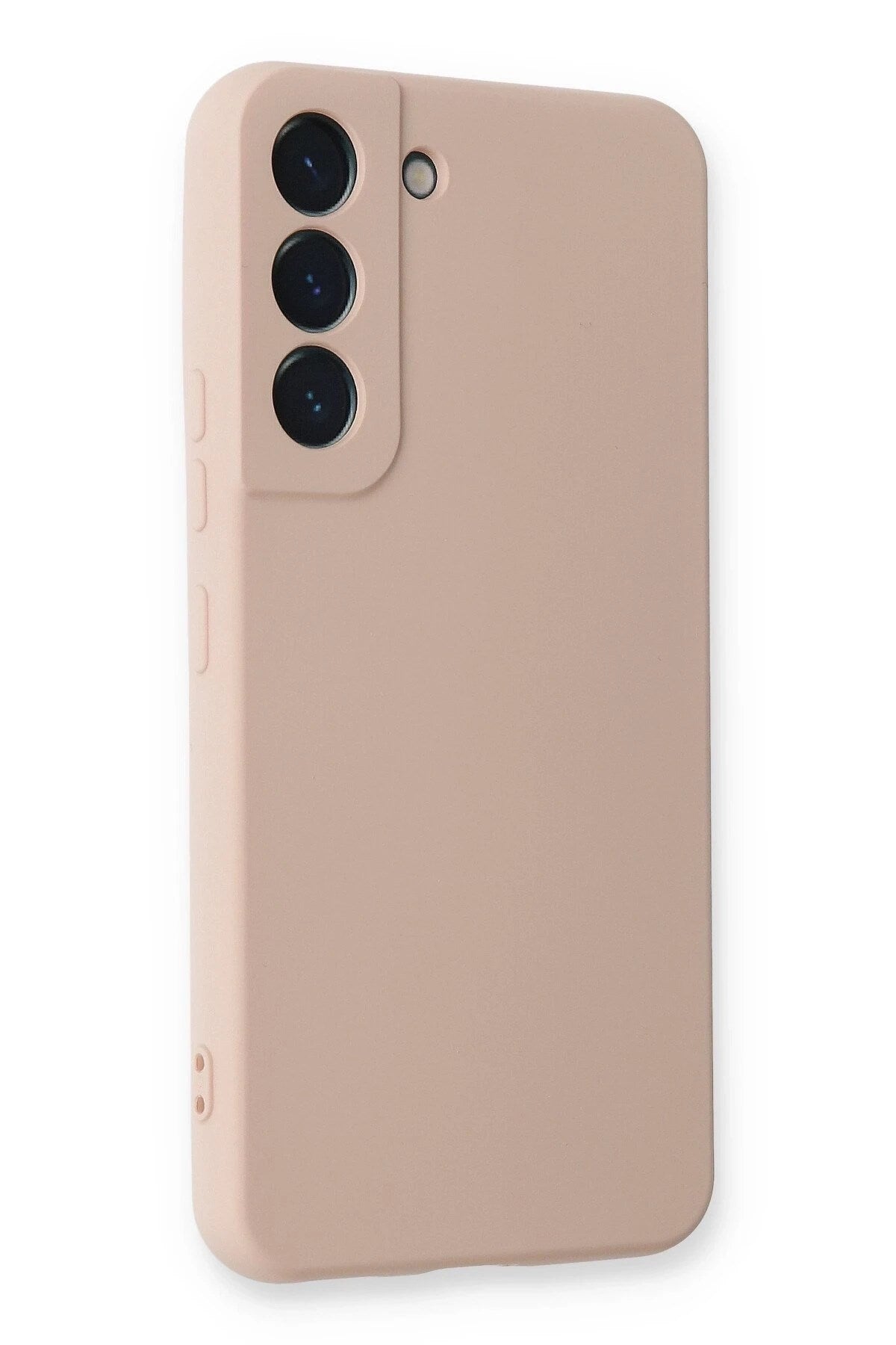 Mey İthalat® Samsung Galaxy S23 Kılıf Nano içi Kadife Silikon - Pudra