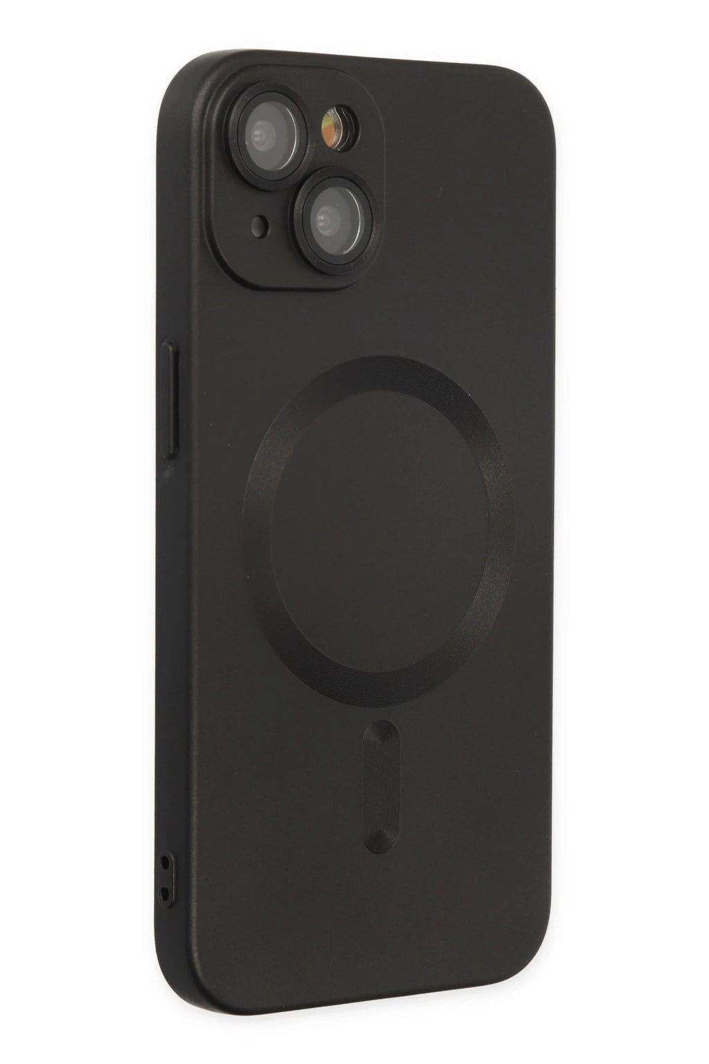 Mey İthalat® iPhone 14 Plus Kılıf Moshi Lens Magneticsafe Silikon - Siyah