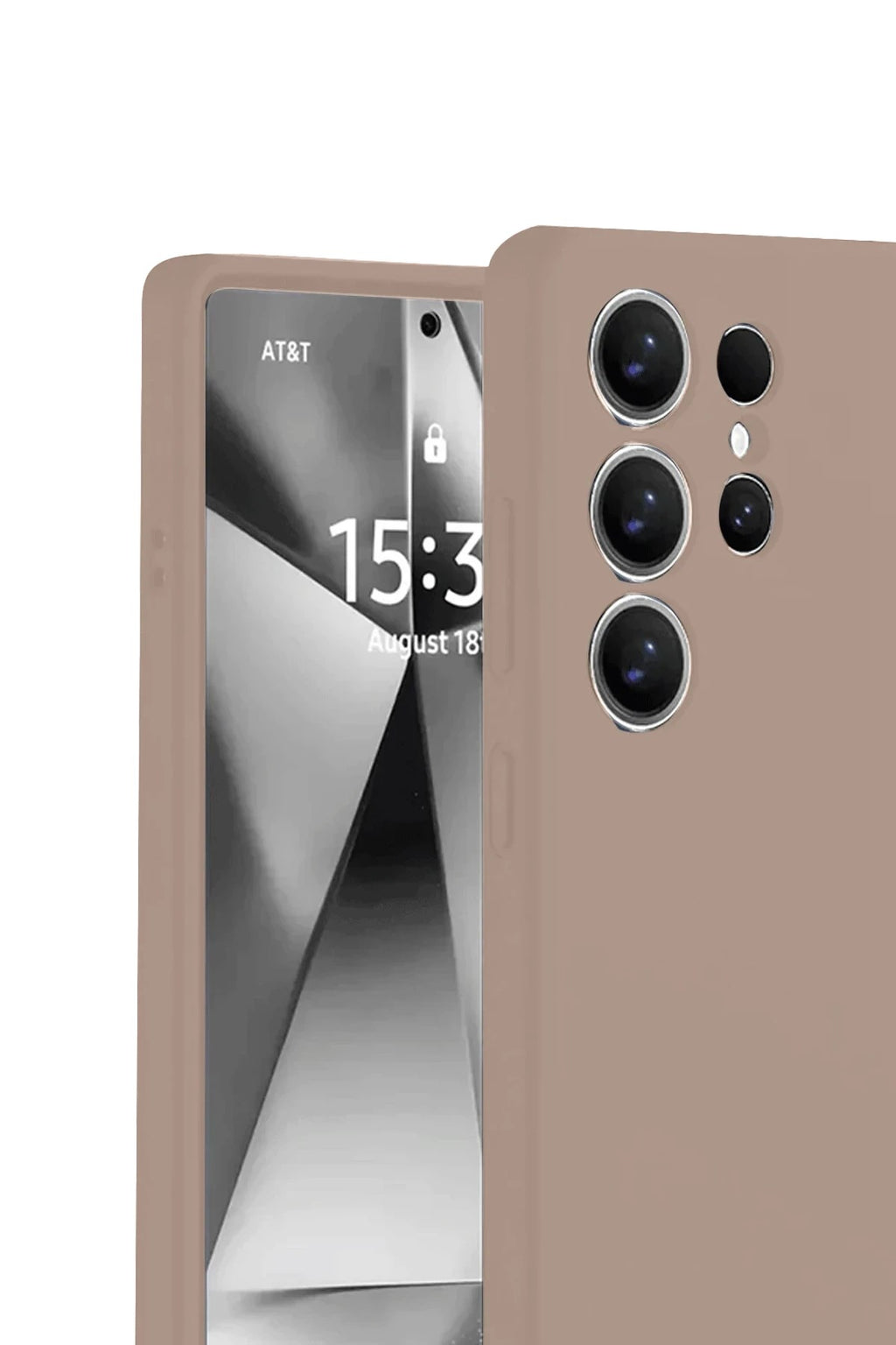 Mey İthalat® Samsung Galaxy S25 Ultra Kılıf Nano içi Kadife Silikon - Pudra
