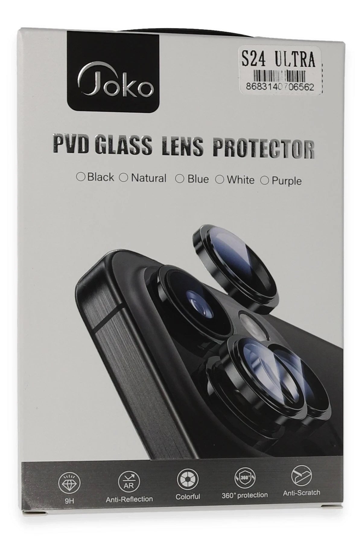 Mey İthalat® Samsung Galaxy S24 Ultra PVD Metal Kamera Lens - Derin Mor