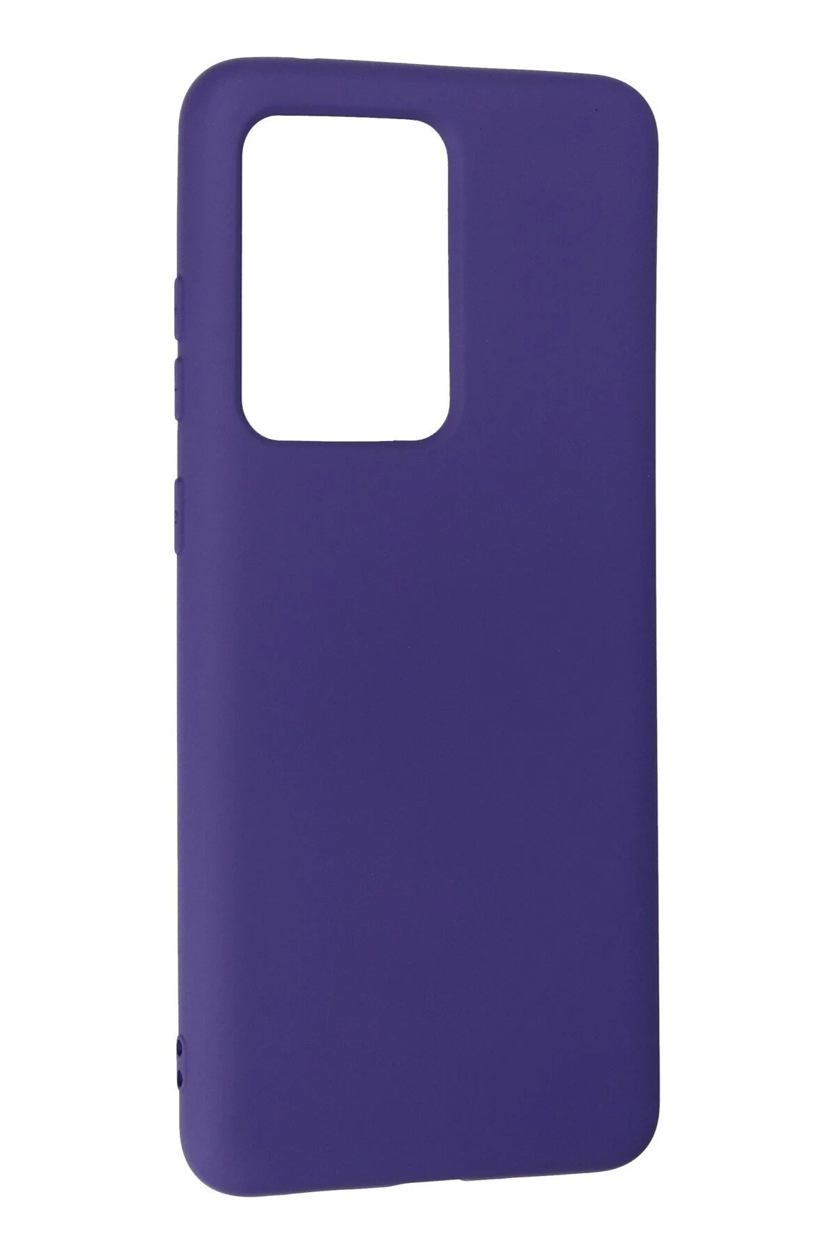 Mey İthalat® Samsung Galaxy S20 Ultra Kılıf Nano içi Kadife Silikon - Mor
