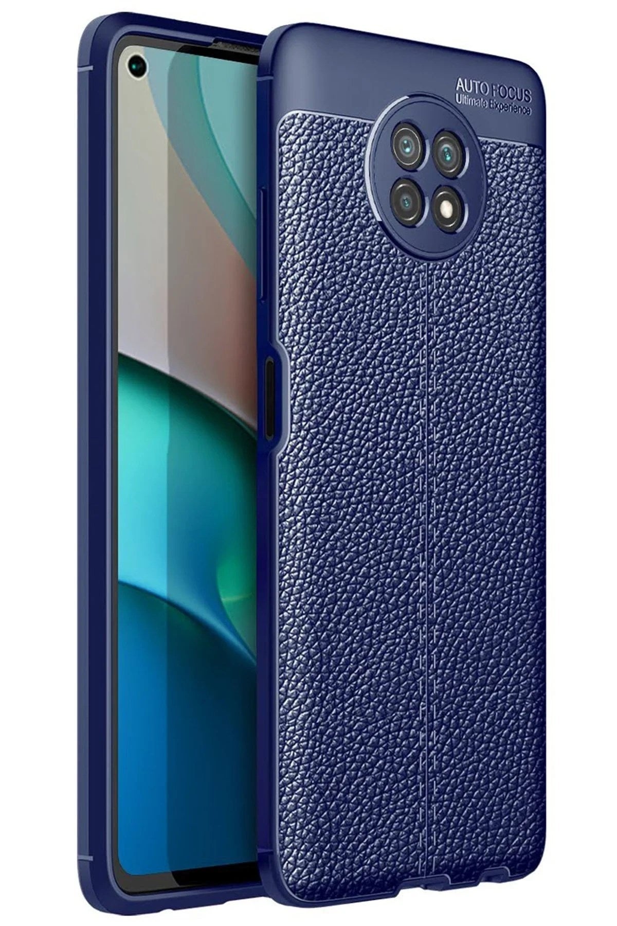 Mey İthalat® Redmi Note 9 5G Kılıf Auto Focus Kapak - Lacivert