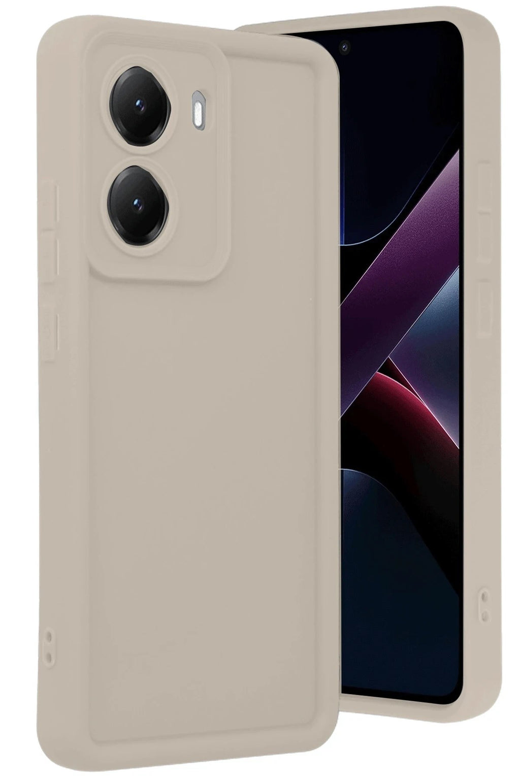 Mey İthalat® Poco X7 Pro Viera Silikon - Krem