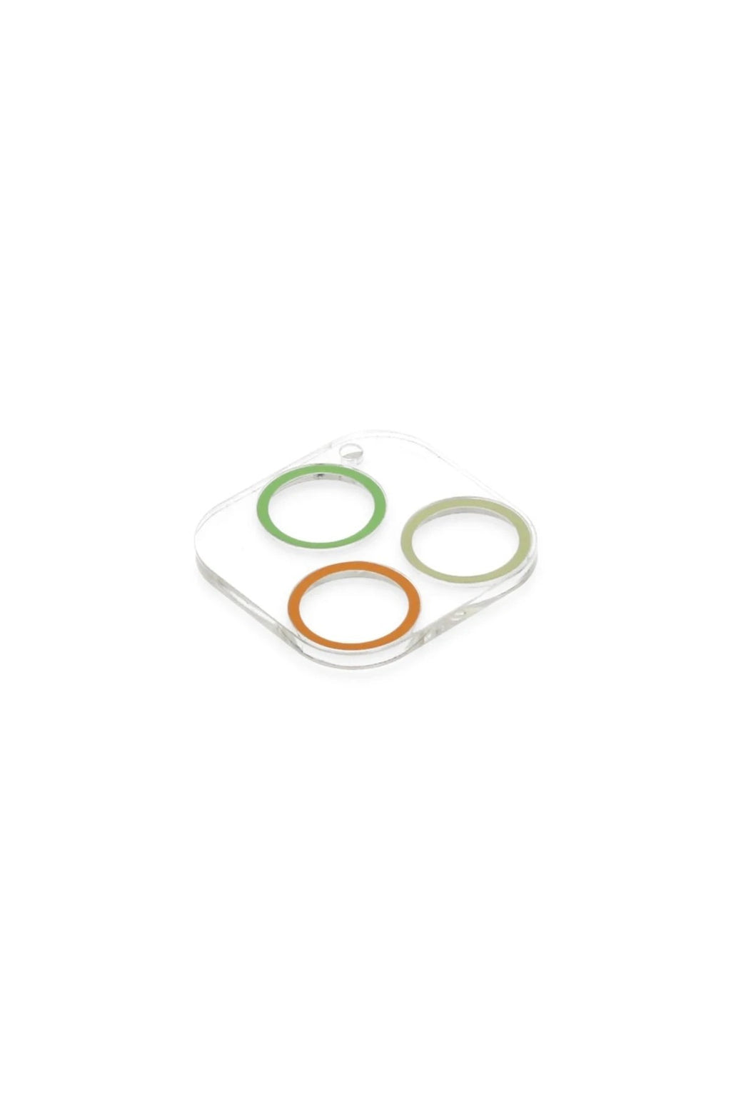 Mey İthalat® iPhone 13 Pro Max Renkli Kamera Lens Koruma Cam - Sarı-Turuncu