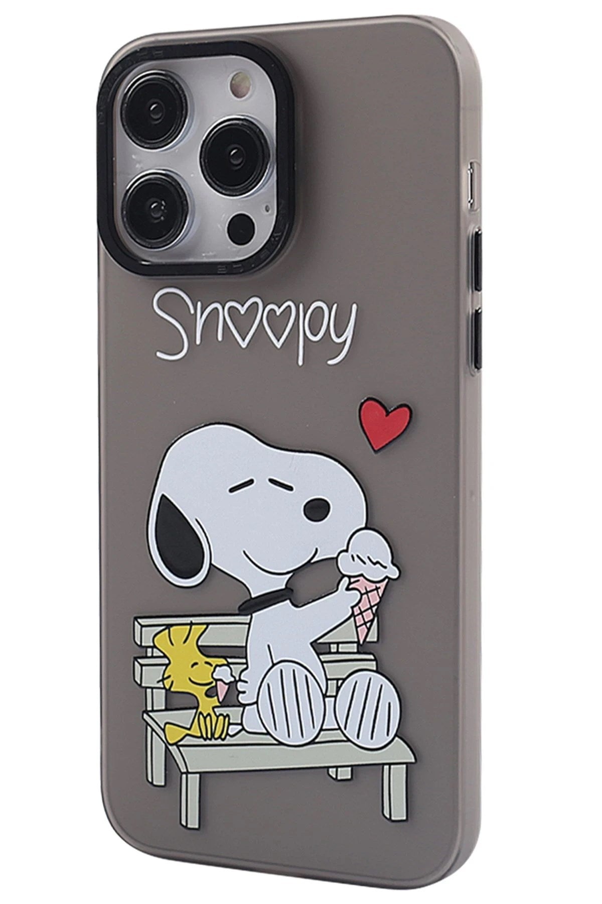 Mey İthalat® iPhone 14 Pro Max Kılıf Desenli Kapak - Siyah - 2