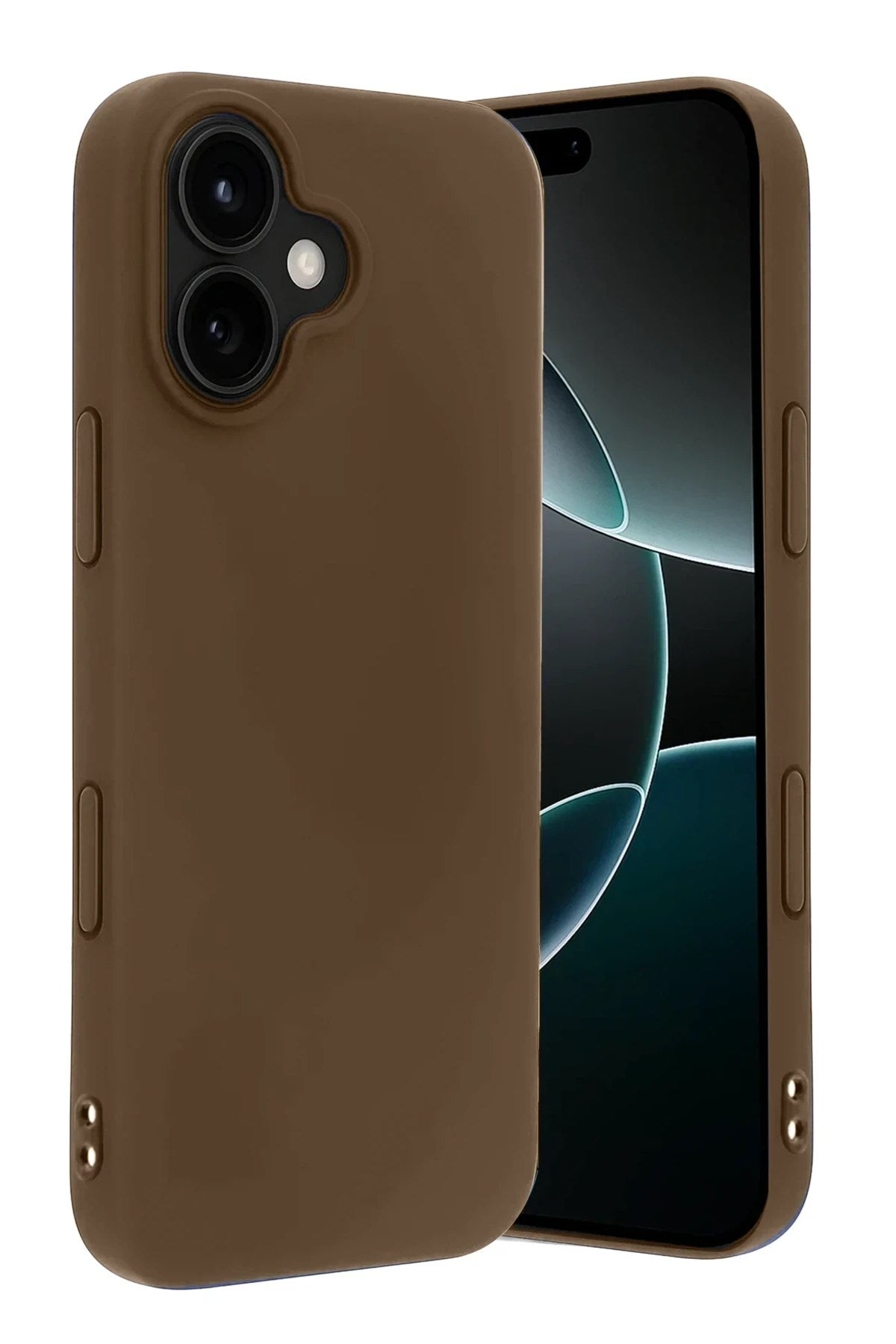 Mey İthalat® iPhone 17 First Silikon - Kahverengi