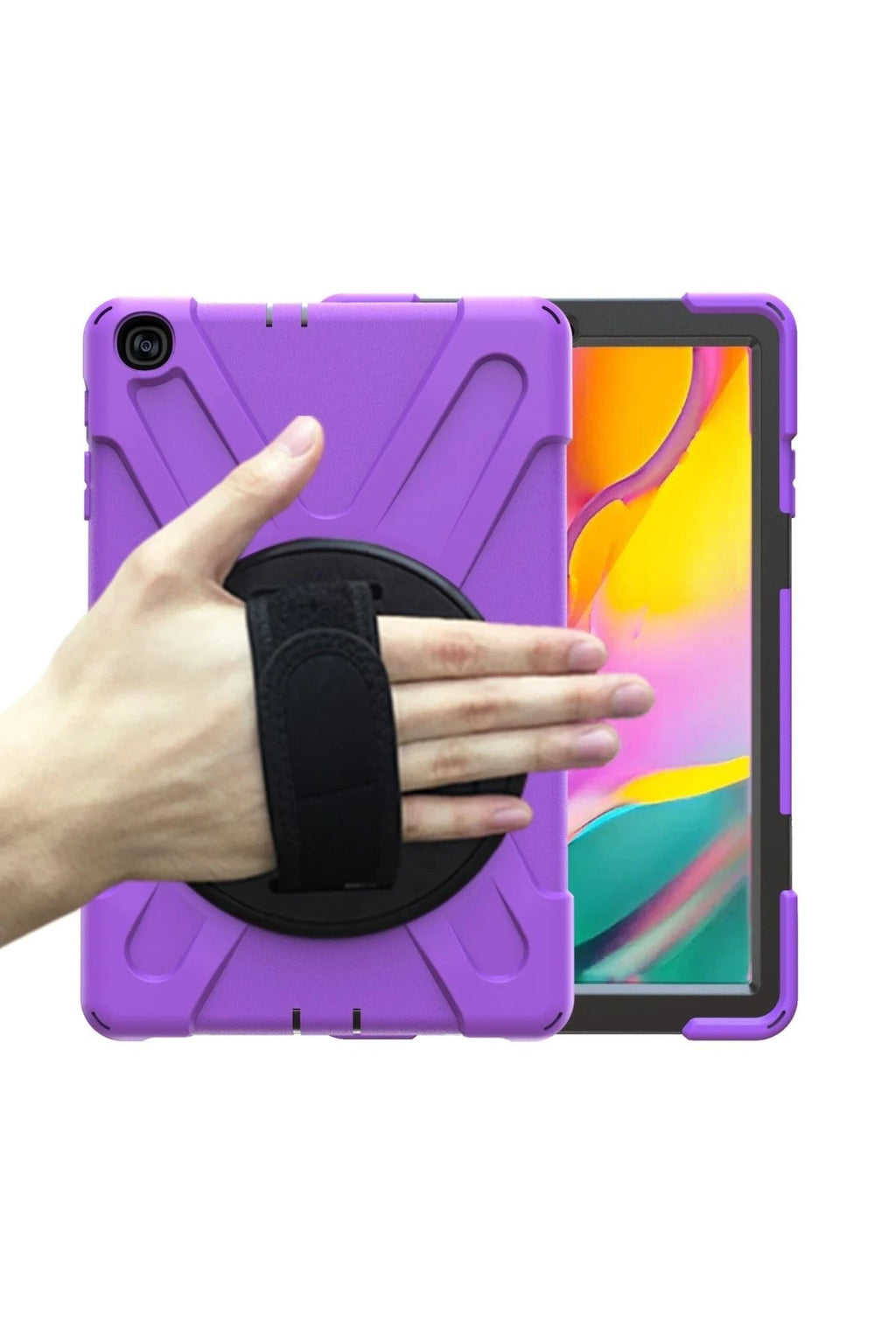 Mey İthalat® Samsung Galaxy T510 Tab A 10.1 Kılıf Amazing Tablet Kapak - Mor