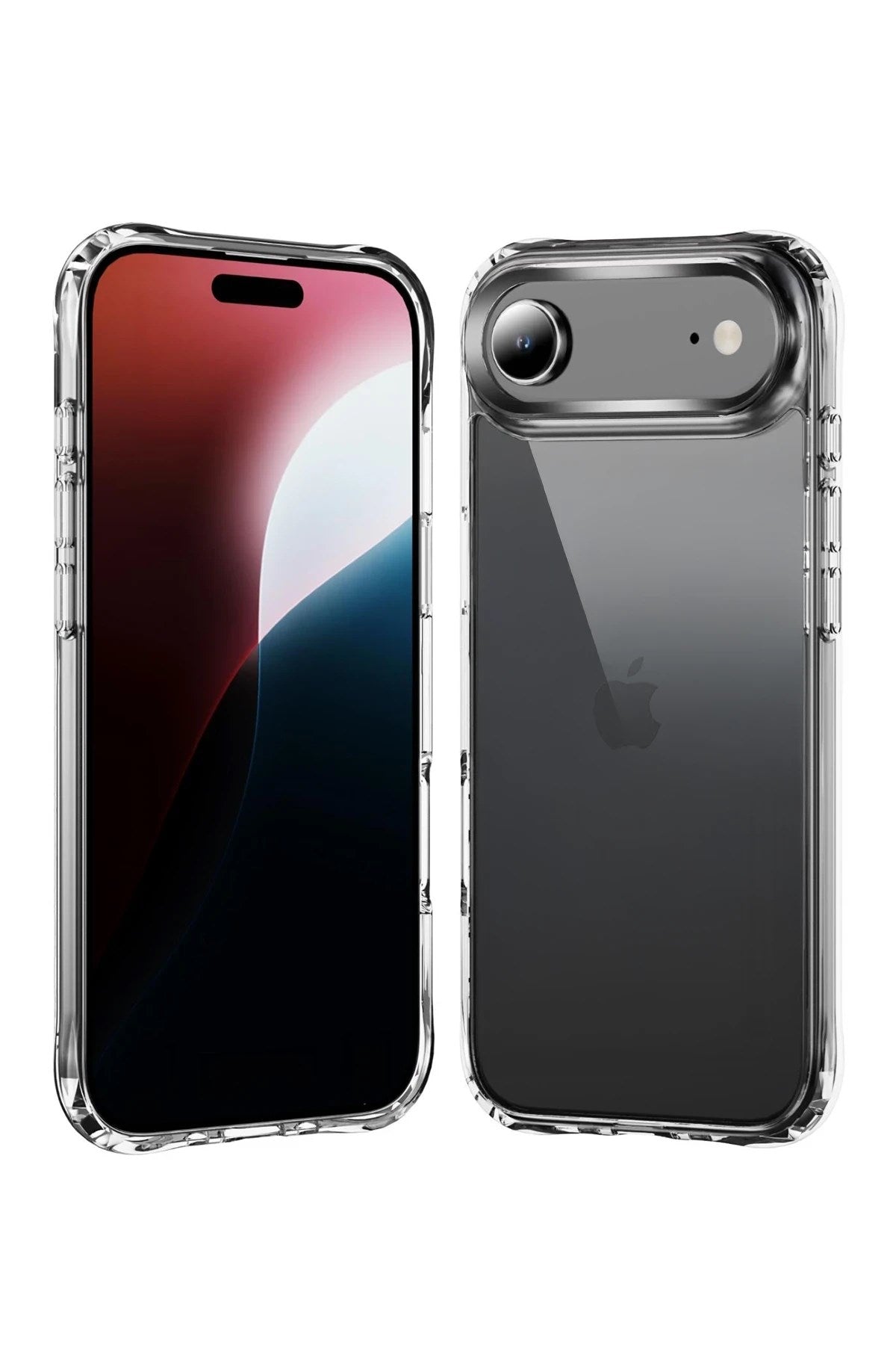 Mey İthalat® iPhone 17 Air Lüx Şeffaf Silikon - Şeffaf