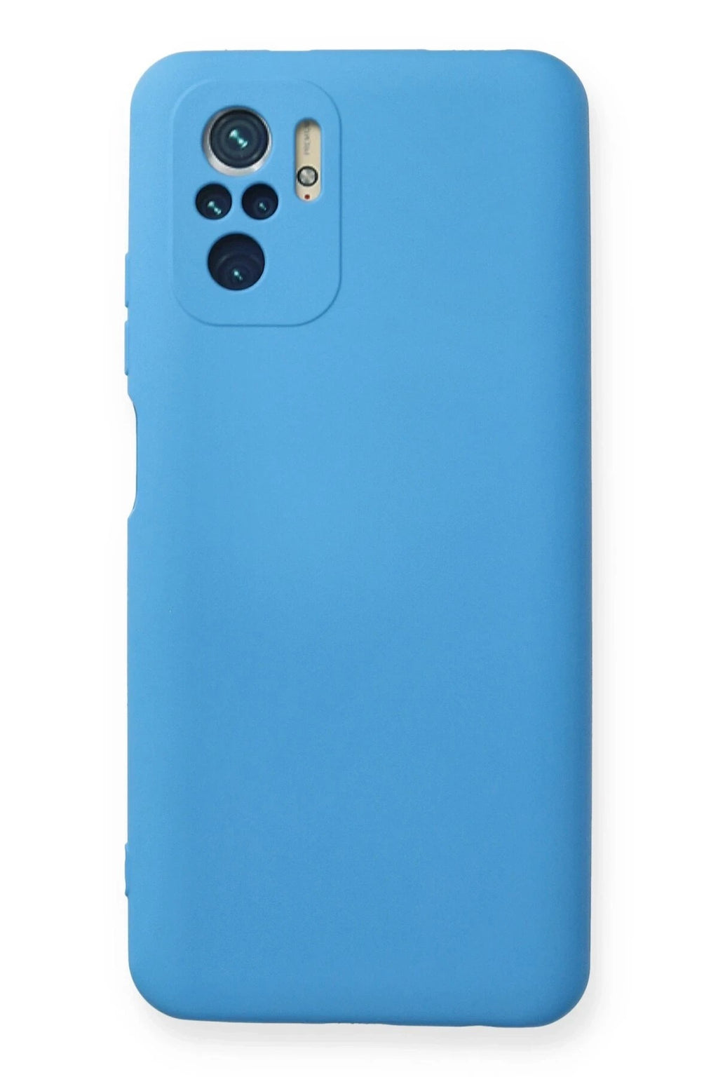 Mey İthalat® Redmi Note 10 Kılıf Nano içi Kadife Silikon - Mavi