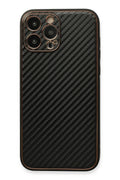Mey İthalat® iPhone 13 Pro Max Kılıf Coco Karbon Silikon - Siyah