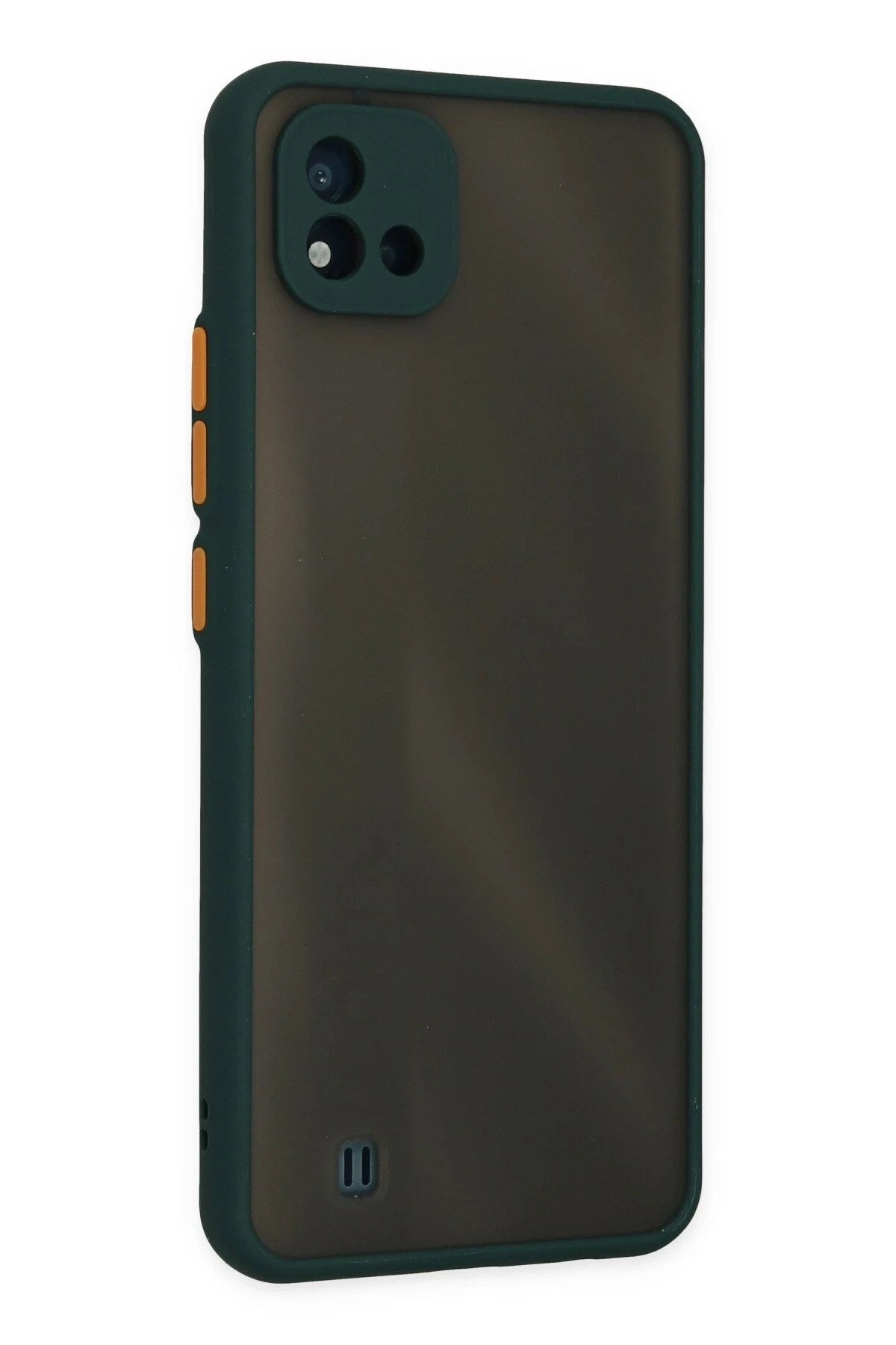 Mey İthalat® Realme C11 2021 Kılıf Montreal Silikon Kapak - Yeşil