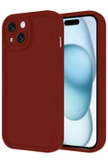 Mey İthalat® iPhone 14 Kılıf Viera Silikon - Bordo