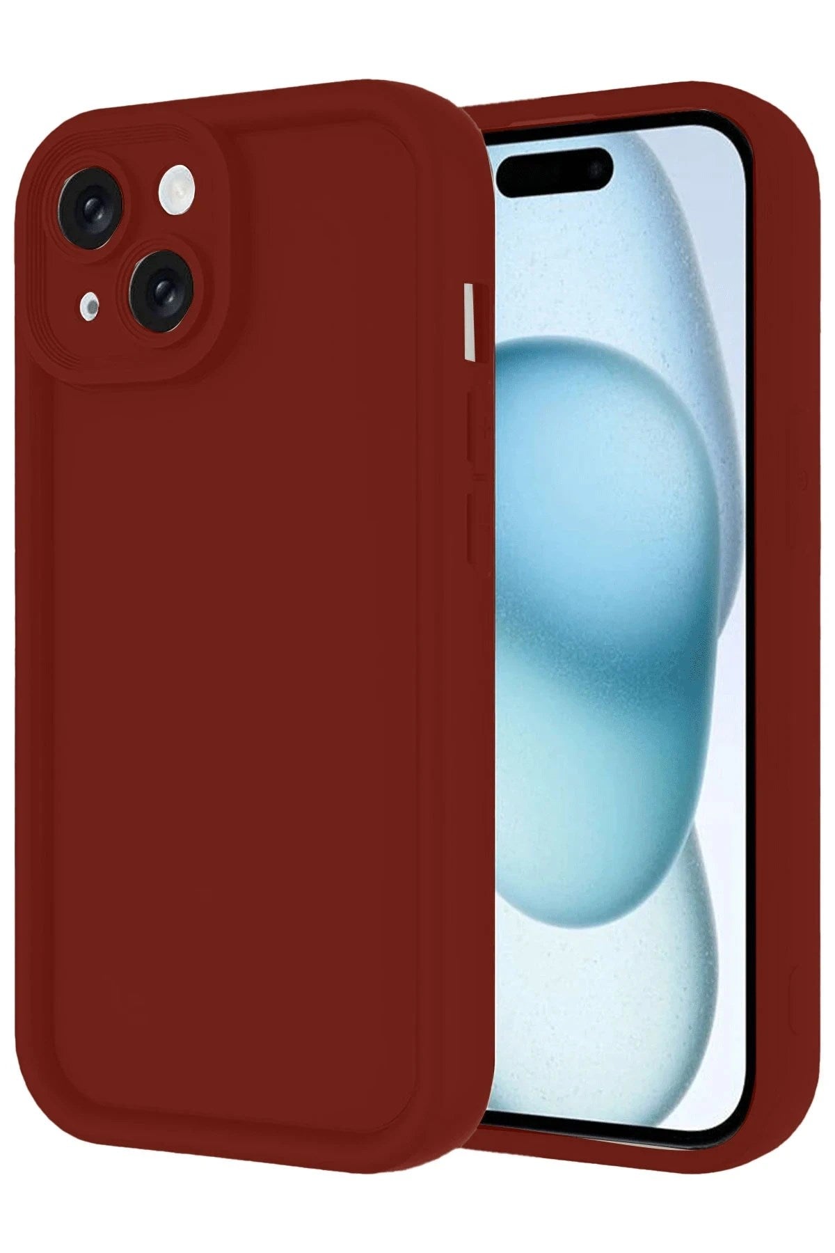 Mey İthalat® iPhone 14 Kılıf Viera Silikon - Bordo