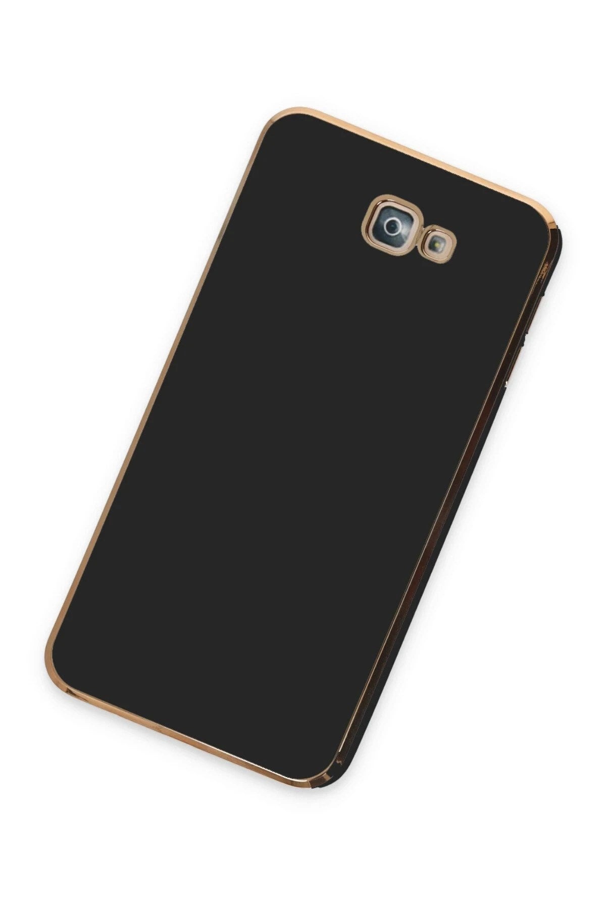 Mey İthalat® Samsung Galaxy J7 Prime Kılıf Volet Silikon - Siyah
