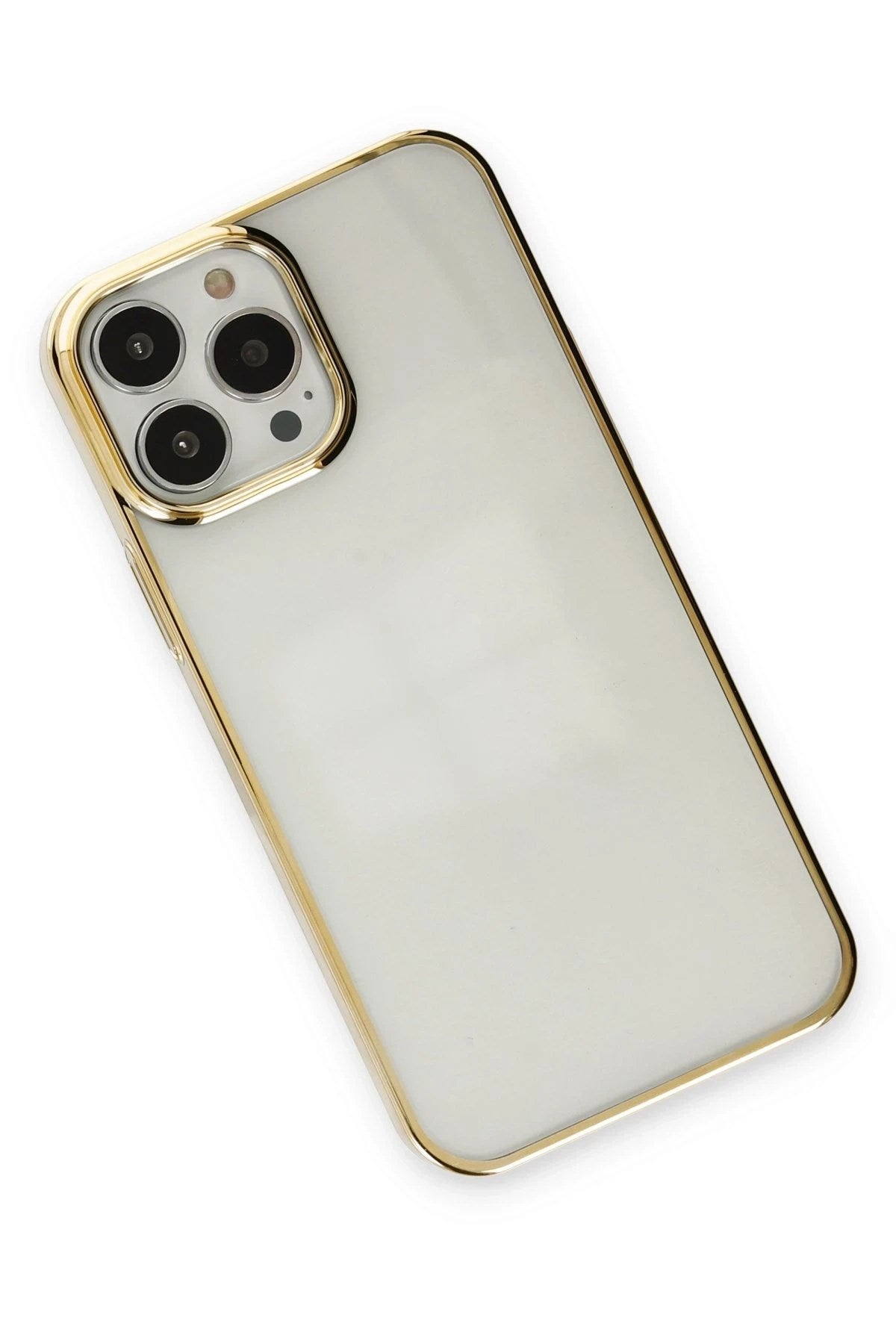Mey İthalat® iPhone 13 Pro Kılıf Element Silikon - Gold