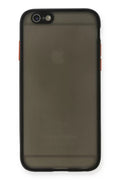 Mey İthalat® iPhone 6 Kılıf Montreal Silikon Kapak - Siyah