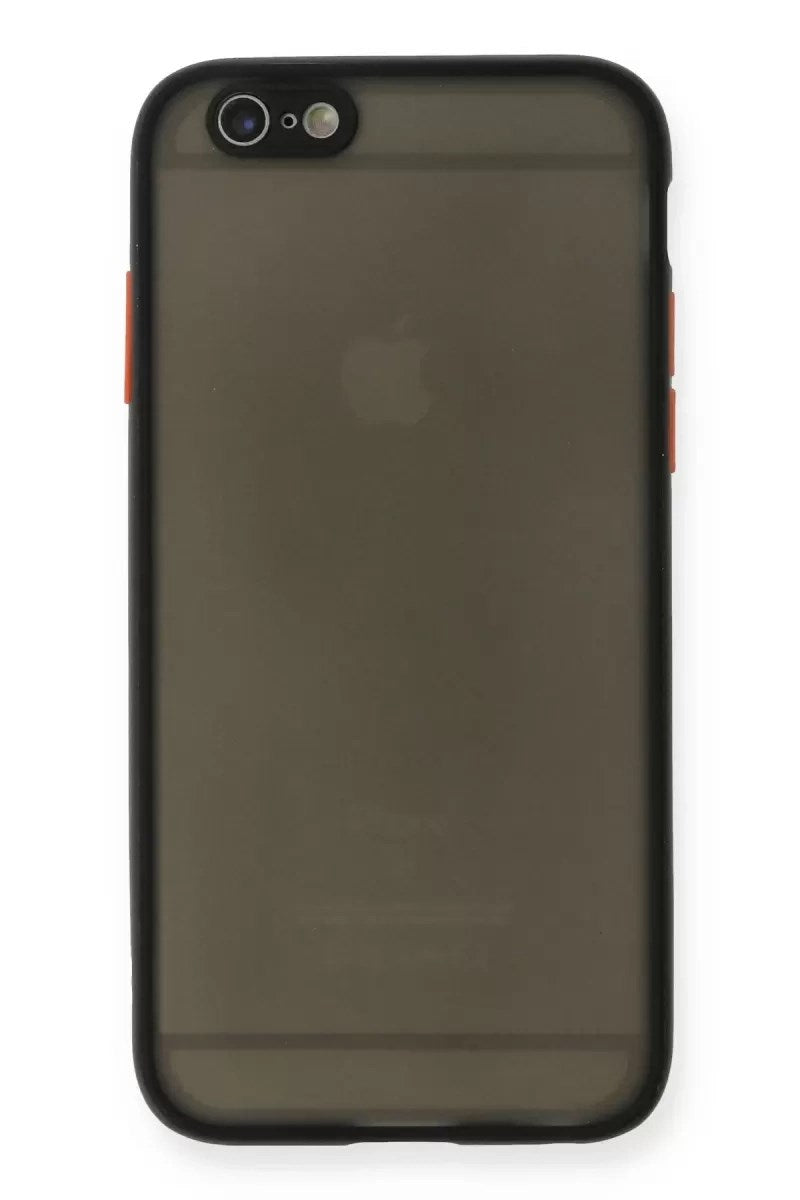 Mey İthalat® iPhone 6 Kılıf Montreal Silikon Kapak - Siyah