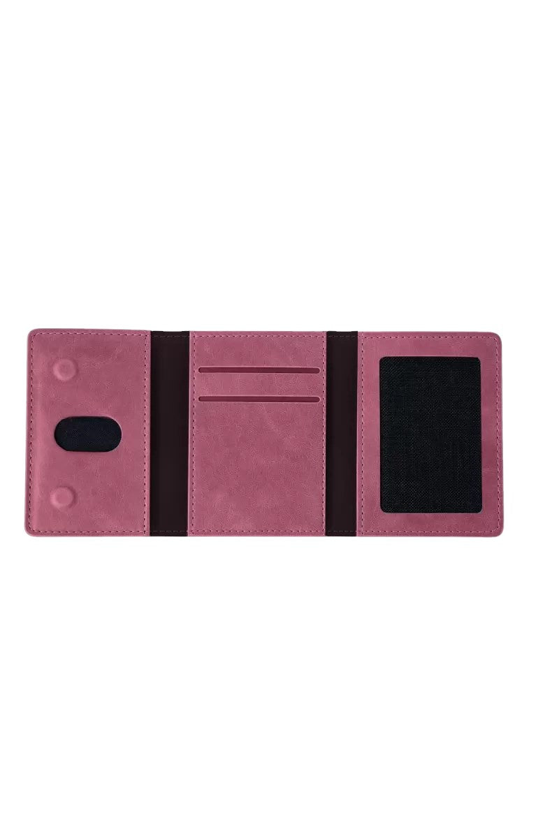 Mey İthalat® Tema Magsafe Deri Kartlık - Pembe