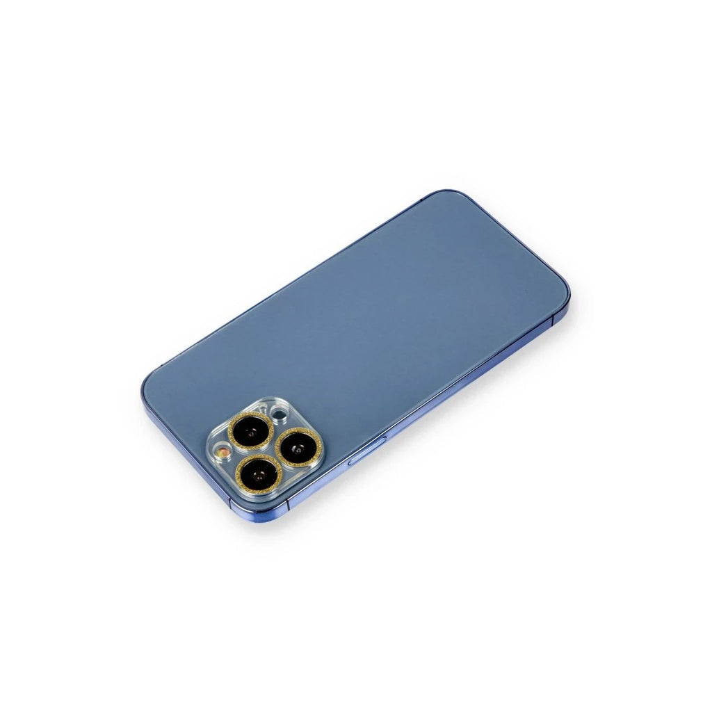 Mey İthalat® iPhone 12 Pro Shine Kamera Lens Koruma Cam - Gold