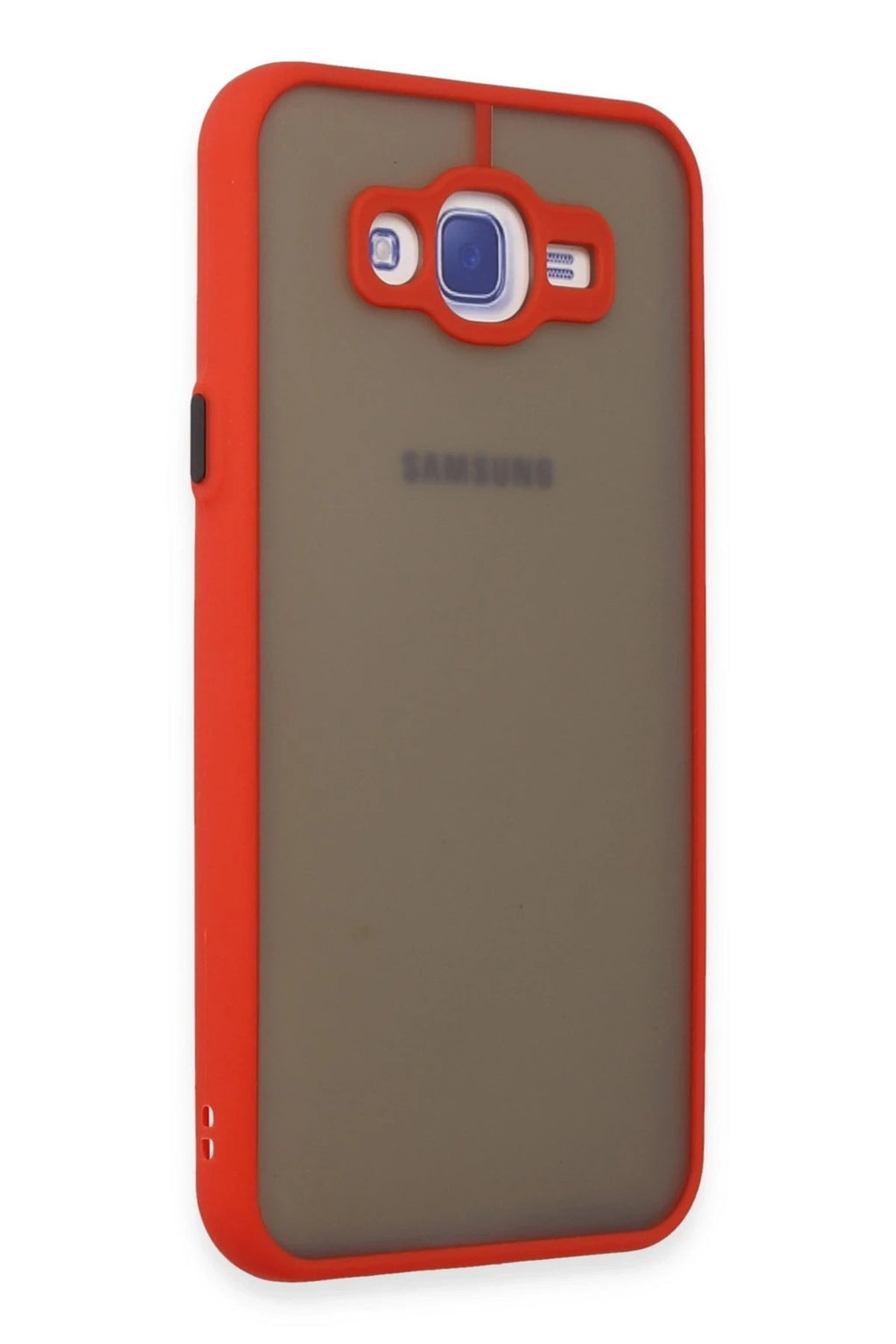 Mey İthalat® Samsung Galaxy J7 Kılıf Montreal Silikon Kapak - Kırmızı