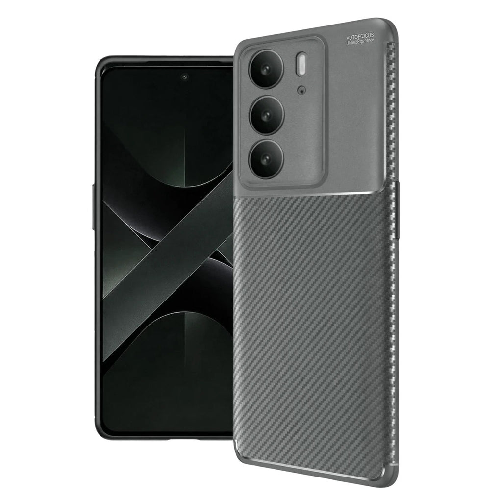 Mey İthalat® Realme C75 4G Auto Focus Karbon Kapak - Gri