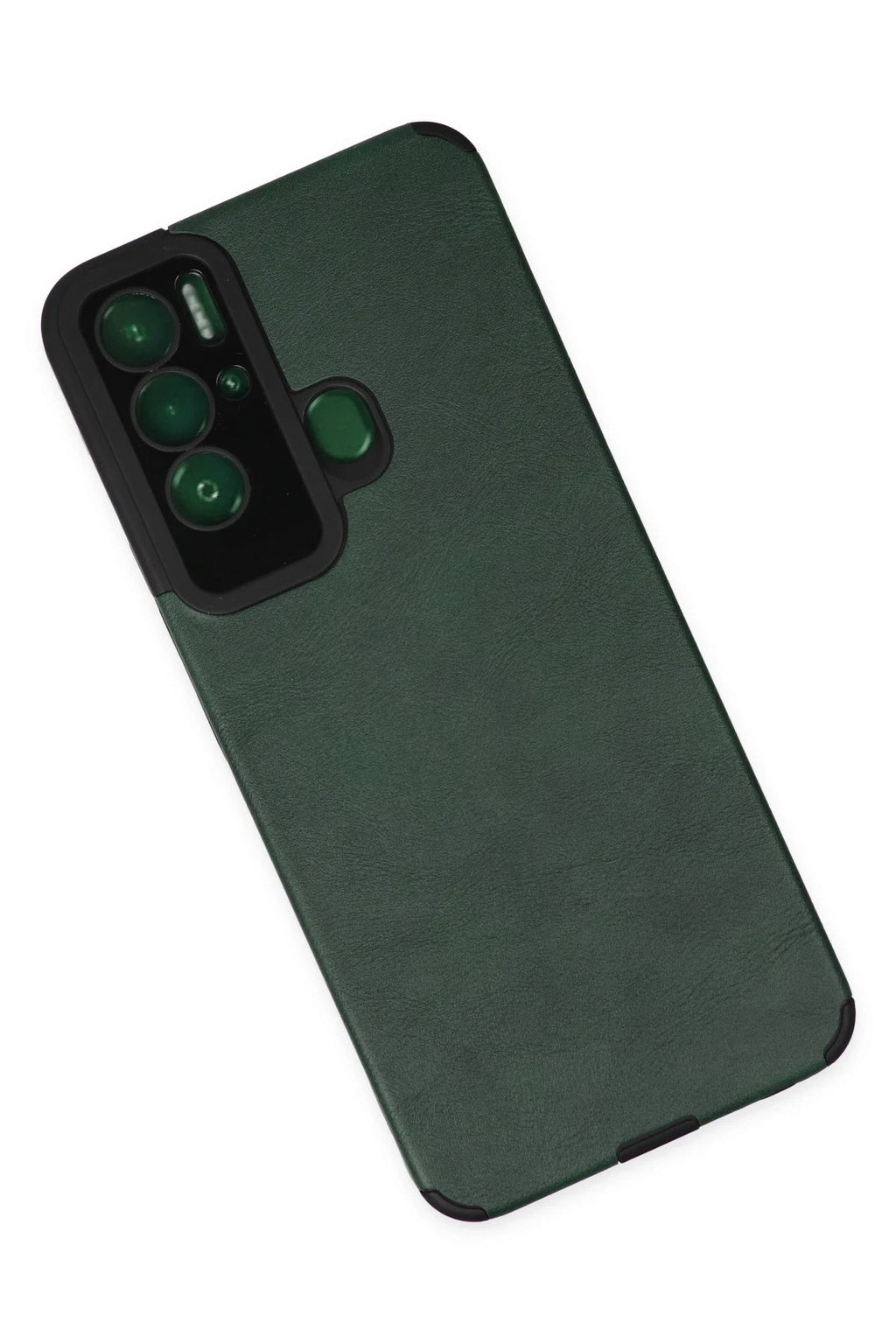 Mey İthalat® Tecno Pova Neo Kılıf Loop Deri Silikon - Yeşil