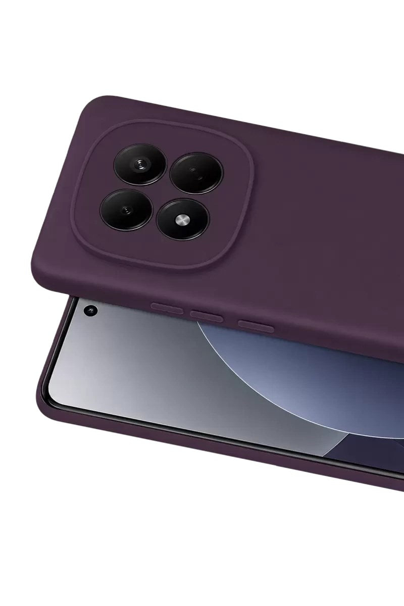 Mey İthalat® Redmi Note 15 4G First Silikon - Mürdüm