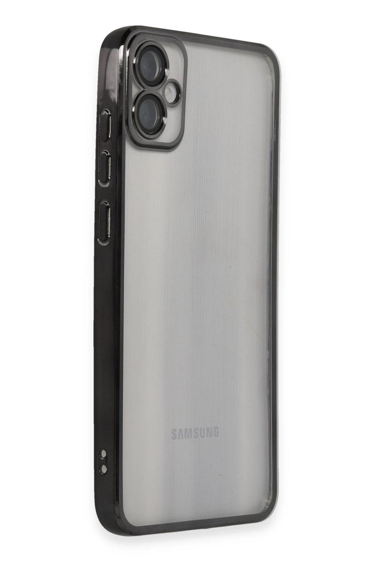 Mey İthalat® Samsung Galaxy A05 Kılıf Lensli Silikon - Siyah