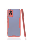 Mey İthalat® Vivo V21 Kılıf Platin Silikon - Pembe