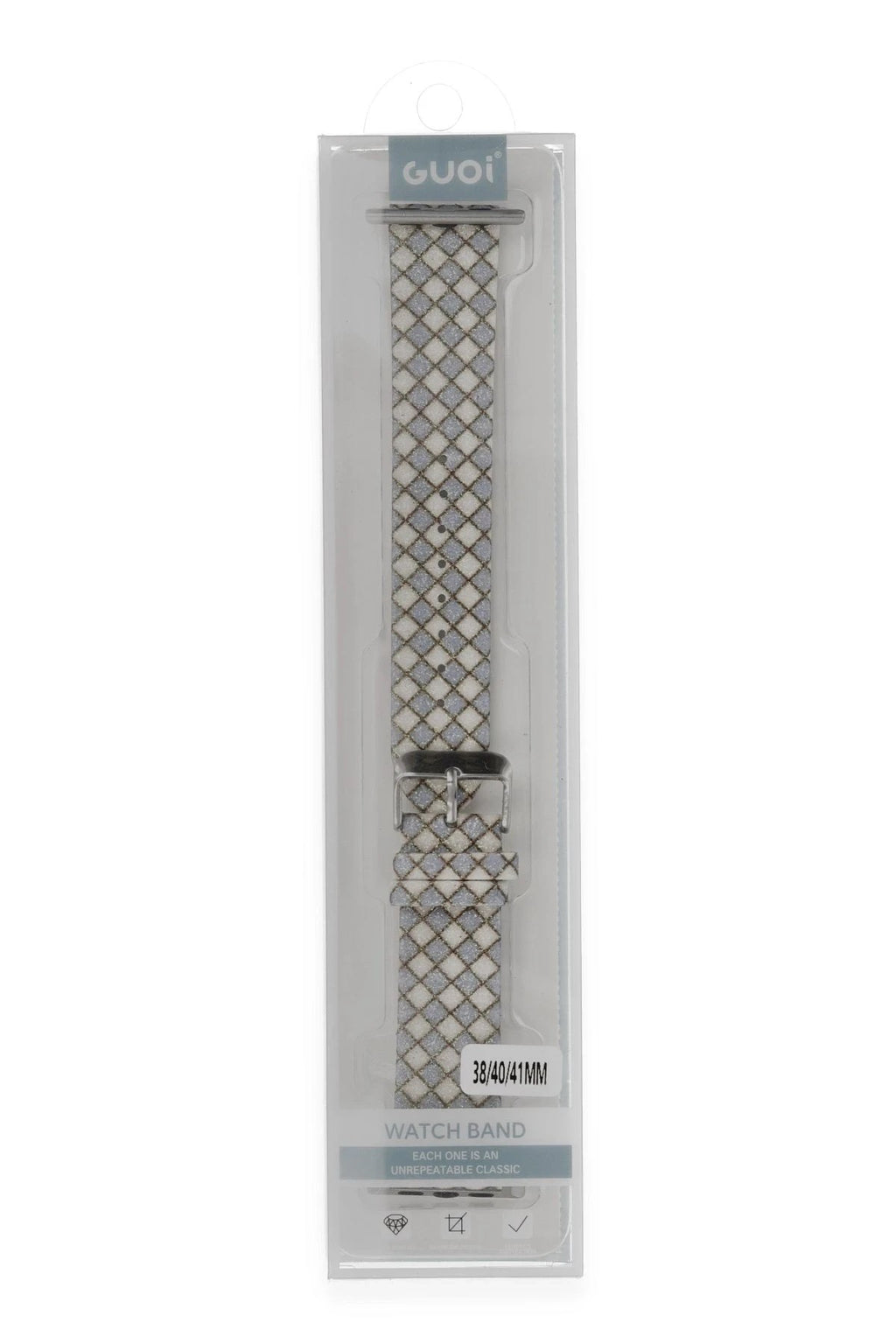 Mey İthalat® Watch 42mm Karo Motif Kordon - Lila