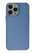 Mey İthalat® iPhone 14 Pro Kılıf Anka PC Sert Metal Kapak - Mavi