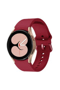 Mey İthalat® Samsung Galaxy Watch 4 Klasik Kordon - Mürdüm