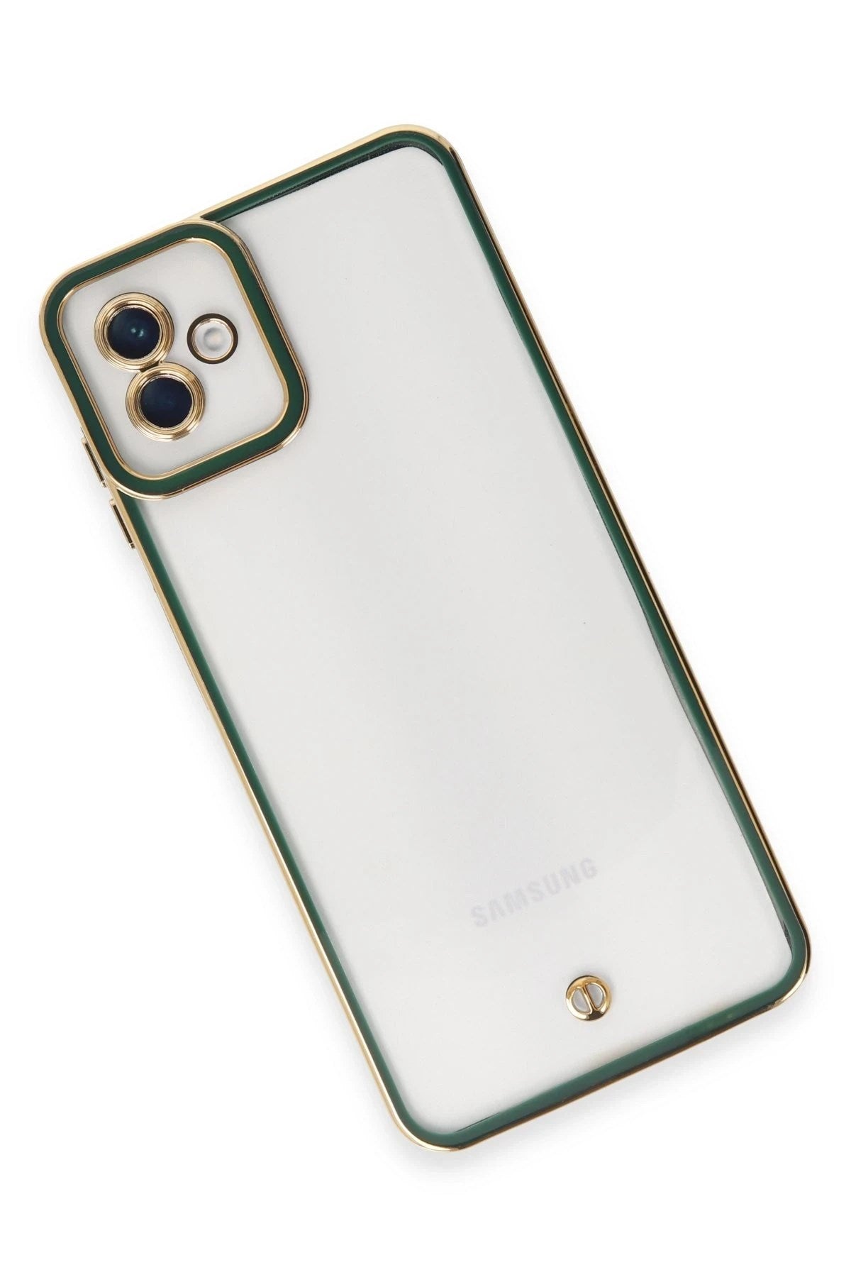 Mey İthalat® Samsung Galaxy A04 Kılıf Liva Lens Silikon - Yeşil