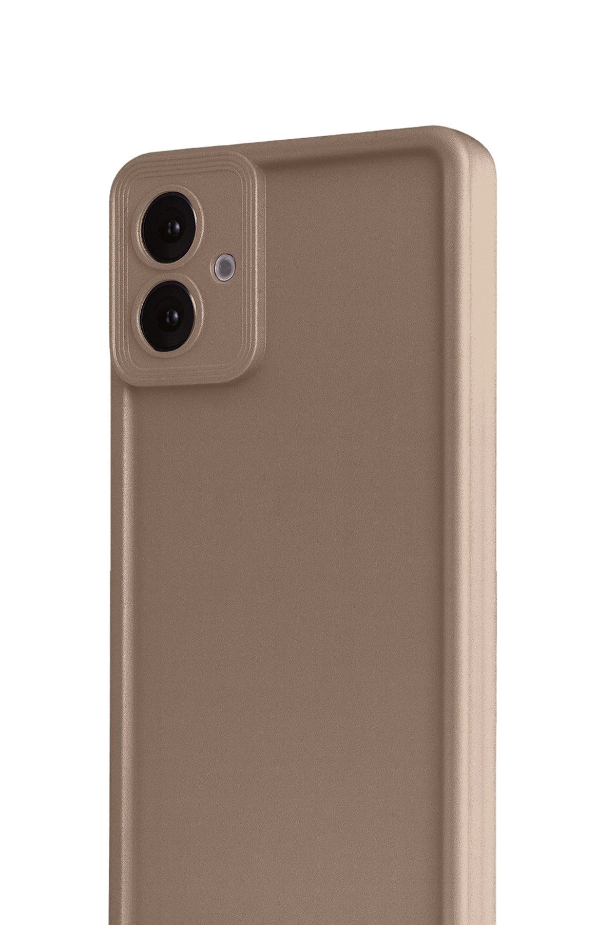 Mey İthalat® Samsung Galaxy A07 4G Viera Silikon - Kahverengi