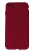 Mey İthalat® iPhone 7 Plus Kılıf First Silikon - Bordo