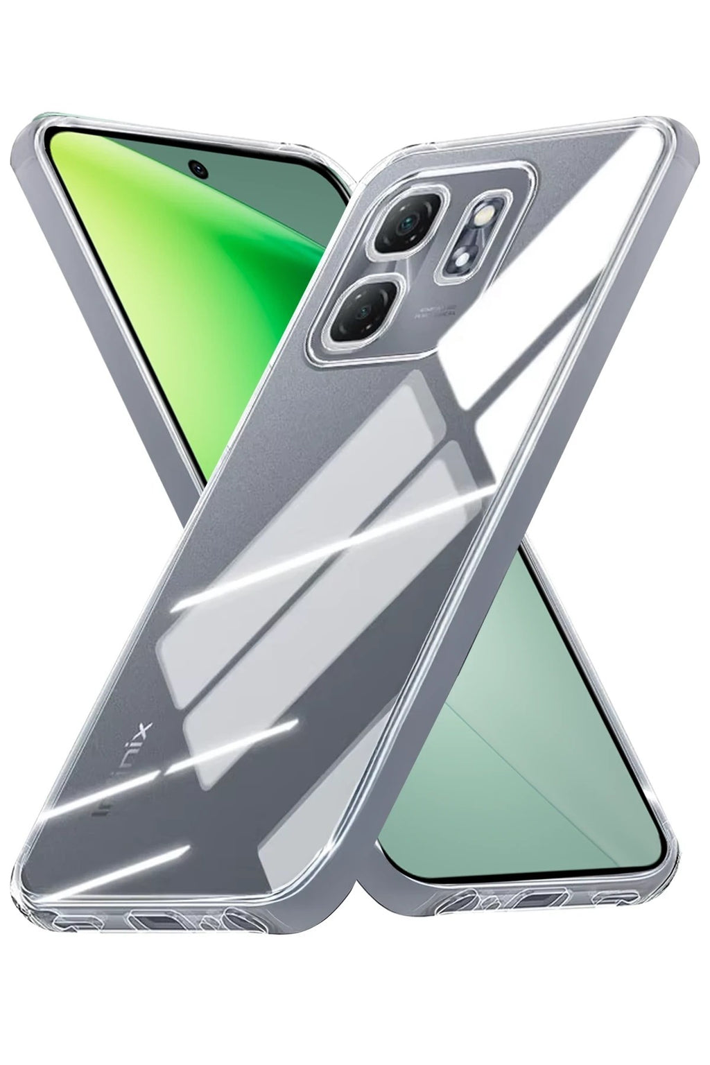 Mey İthalat® İnfinix Smart 9 Kılıf Lüx Şeffaf Silikon