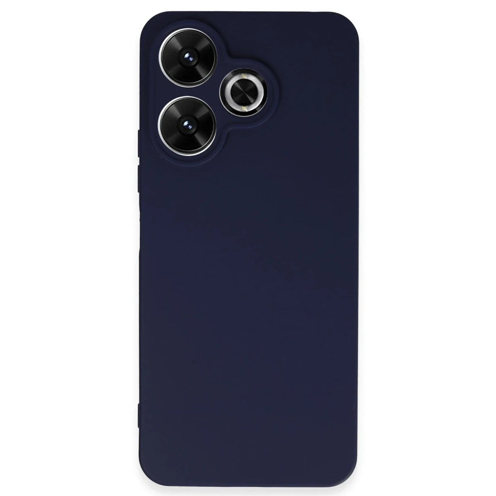 Mey İthalat® Redmi 13 4G Kılıf First Silikon - Lacivert