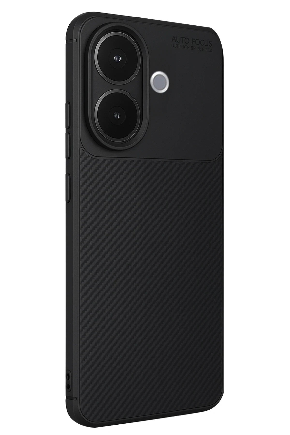 Mey İthalat® Vivo V60 Lite Auto Focus Karbon Kapak - Siyah