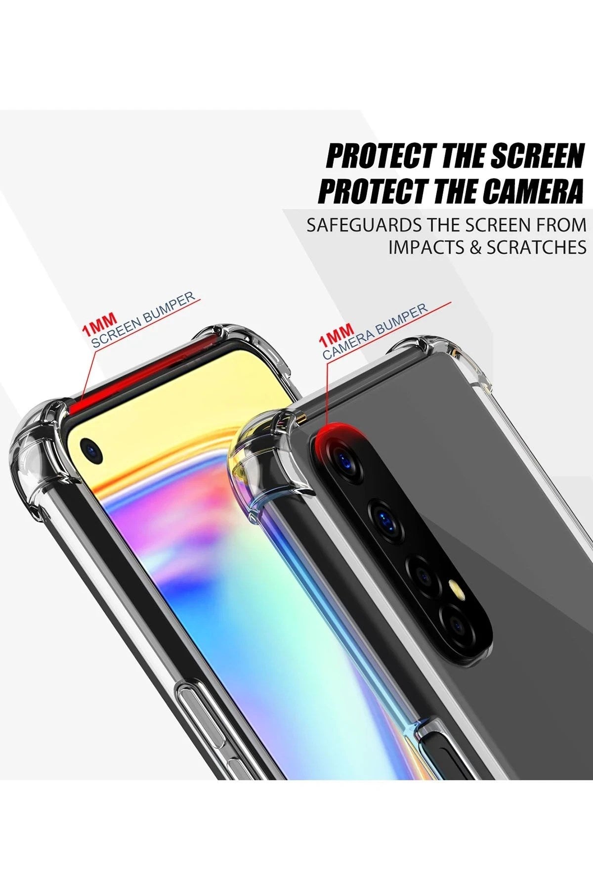 Mey İthalat® Realme 7 Kılıf Olex Tpu Silikon - Şeffaf