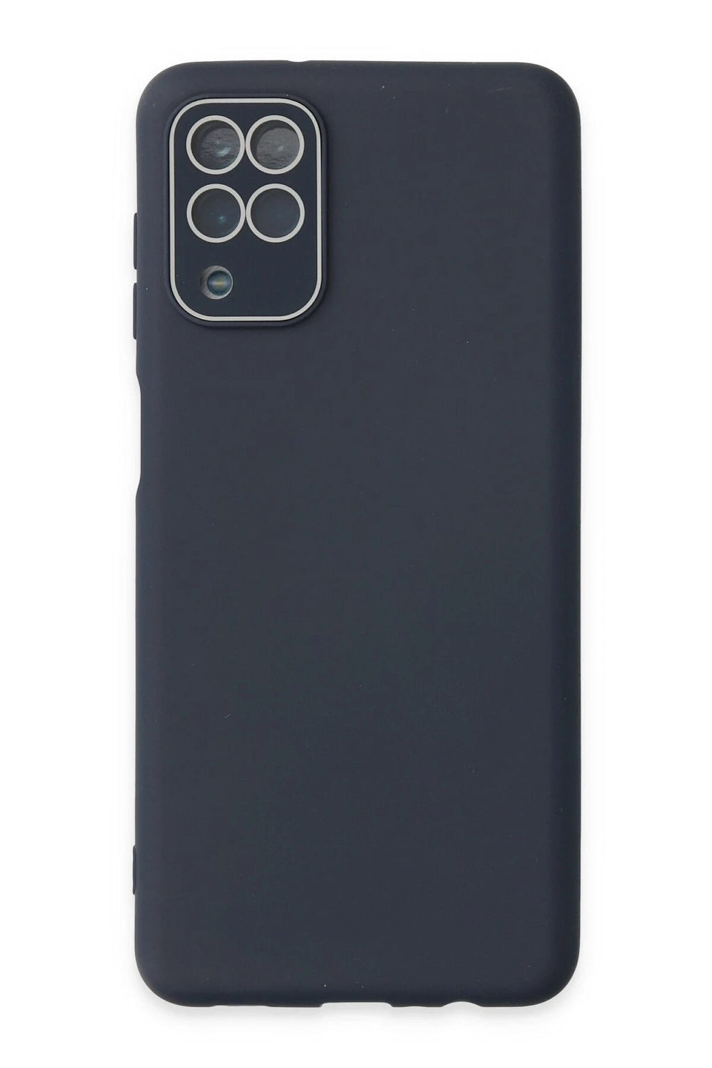 Mey İthalat® Samsung Galaxy A22 Kılıf Lansman Glass Kapak - Lacivert