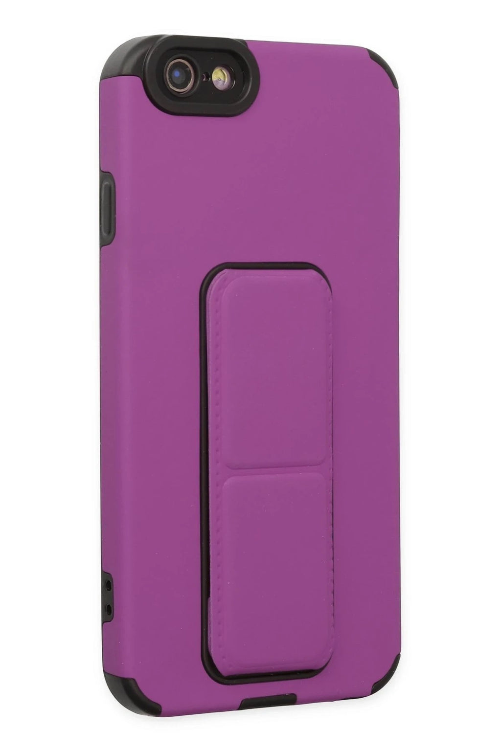 Mey İthalat® iPhone 6 Kılıf Mega Standlı Silikon - Mor