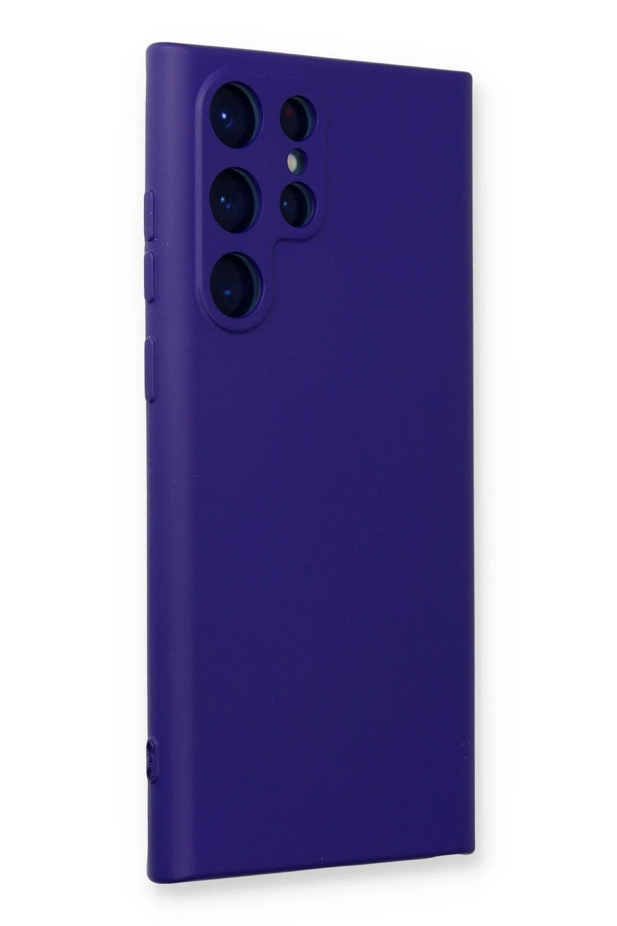 Mey İthalat® Samsung Galaxy S22 Ultra Kılıf Nano içi Kadife Silikon - Mor