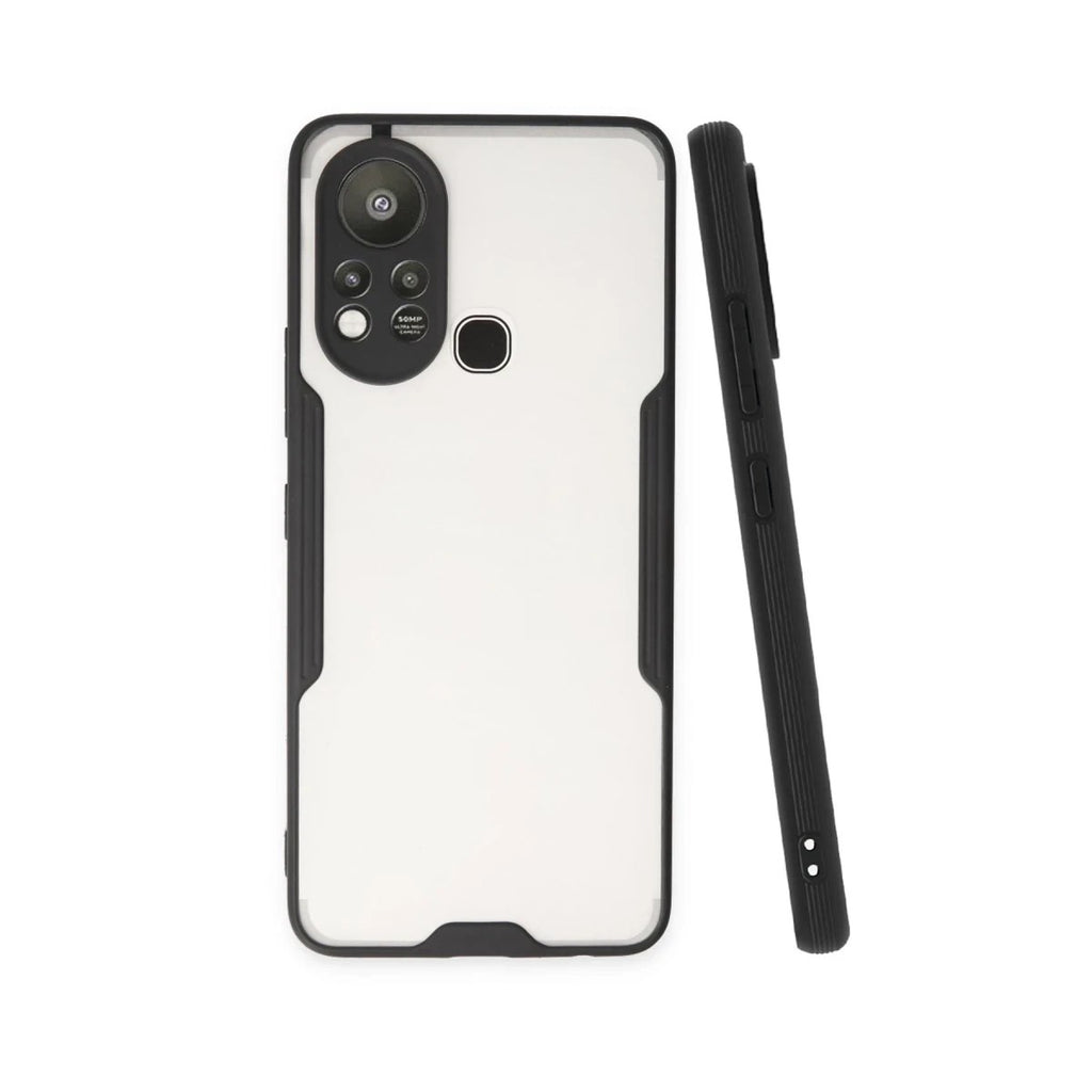 Mey İthalat® İnfinix Hot 11s Kılıf Platin Silikon - Siyah