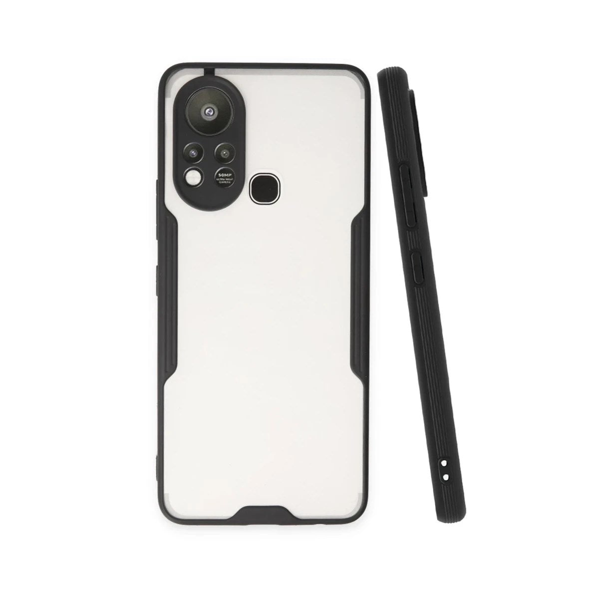 Mey İthalat® İnfinix Hot 11s Kılıf Platin Silikon - Siyah