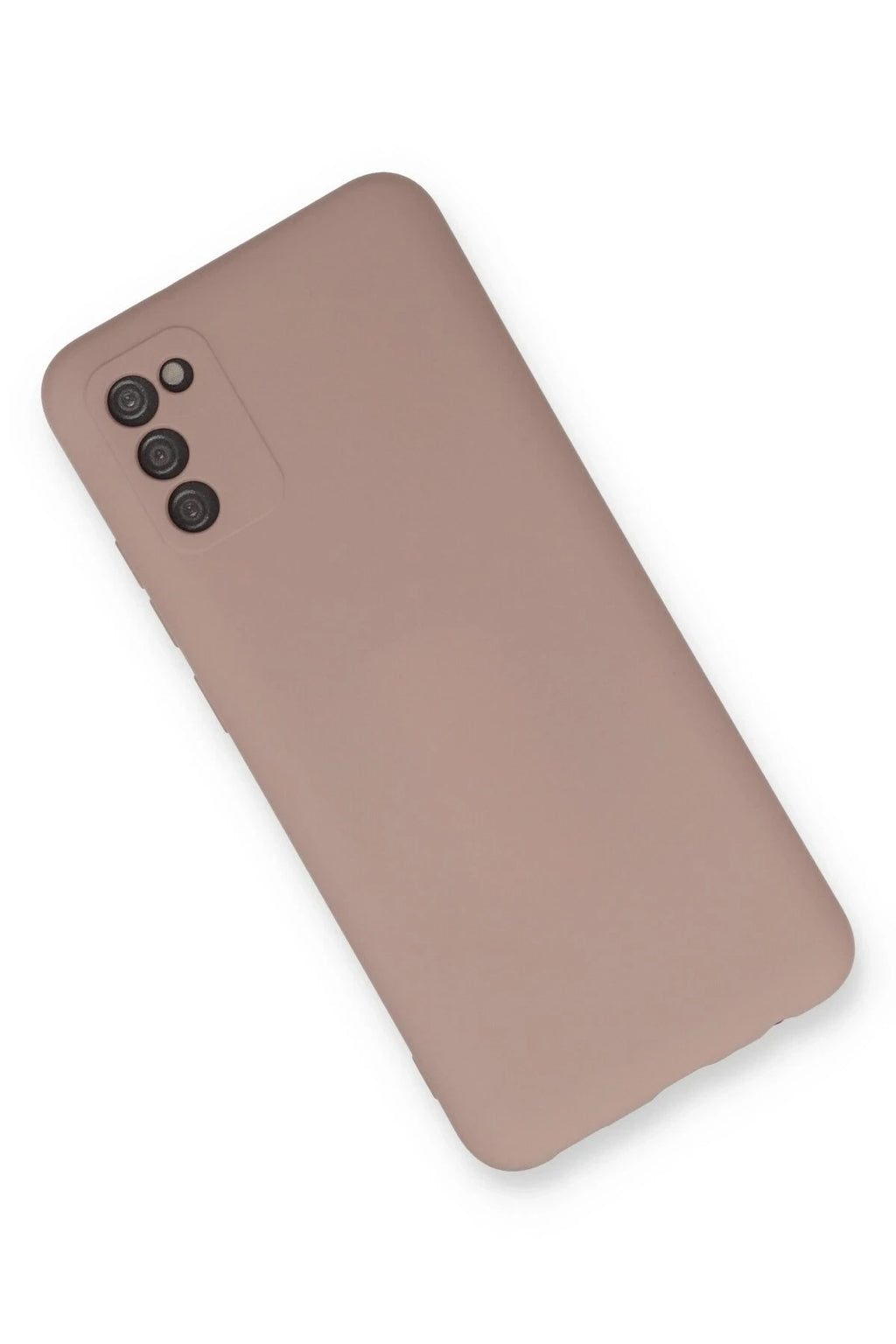 Mey İthalat® Samsung Galaxy A03S Kılıf Nano içi Kadife Silikon - Pudra