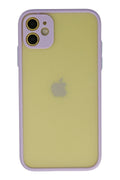 Mey İthalat® iPhone 11 Kılıf Montreal Silikon Kapak - Mor