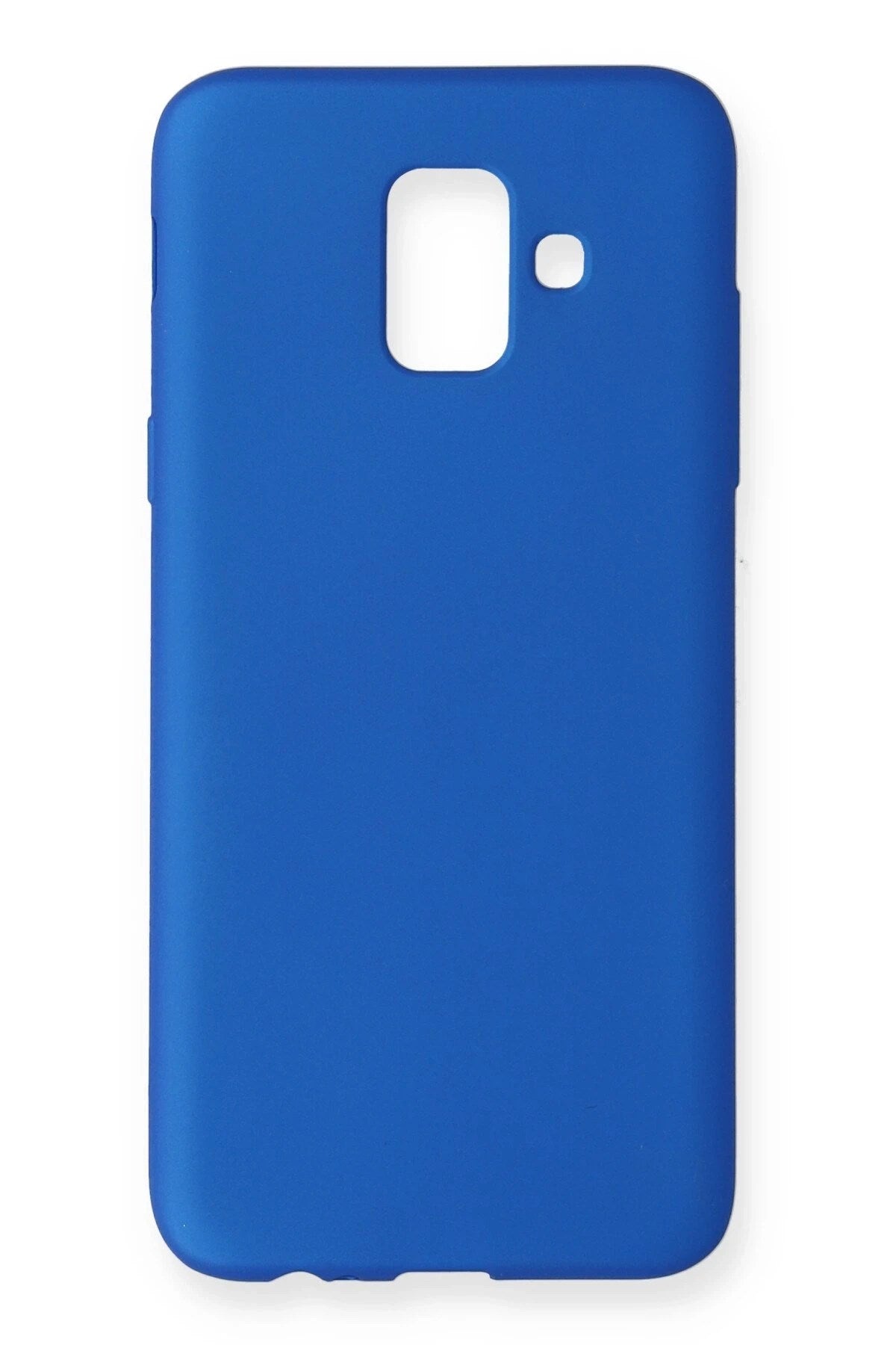 Mey İthalat® Samsung Galaxy A6 2018 Kılıf First Silikon - Mavi